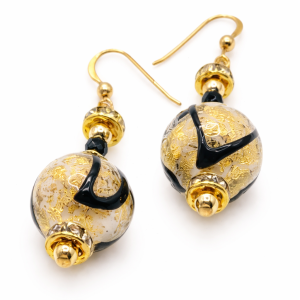 Aida Nero/Oro fülbevaló