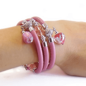 BP-2 Rosa/Argento karkötő