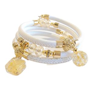 BP-2 Bianco/Oro karkötő