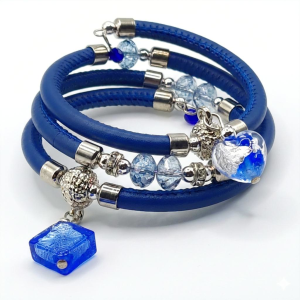 BP-2 Blu/Argento karkötő