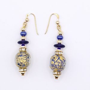 Diana Blu fülbevaló