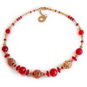 Diana Rosso 47 cm nyaklánc