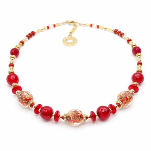 Diana Rosso 47 cm nyaklánc