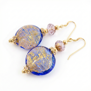 Lumiere Black Bluino fülbevaló