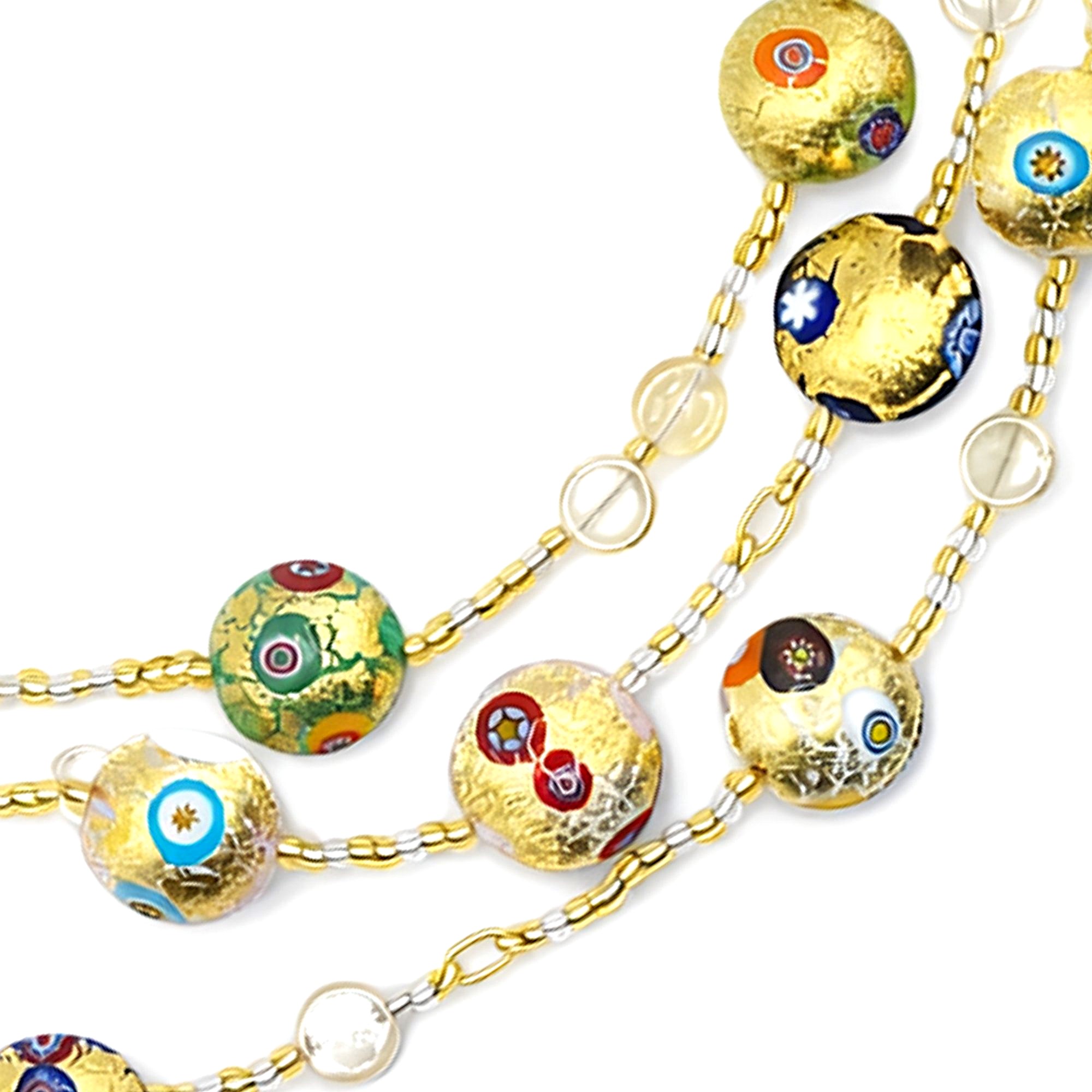 Flavia Murrina Gold 45 cm nyaklánc - Image 4