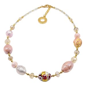 Fleurs Rosa nyaklánc