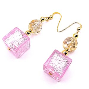 Portofino Rosa fülbevaló